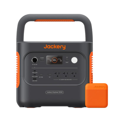 Jackery Explorer 2000 v2 Portable Power Station, 2042Wh LiFePO4 Home Backup Battery, 2200W Solar Generator