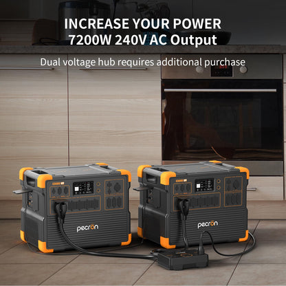 E3600LFP 3072Wh 3600W LiFePO4 Power Station