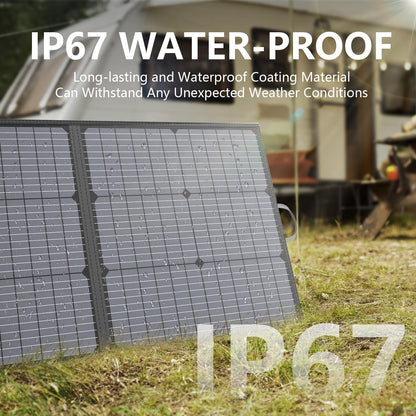 Lightweight Foldable IP67 Portable Solar Panel with Kickstand