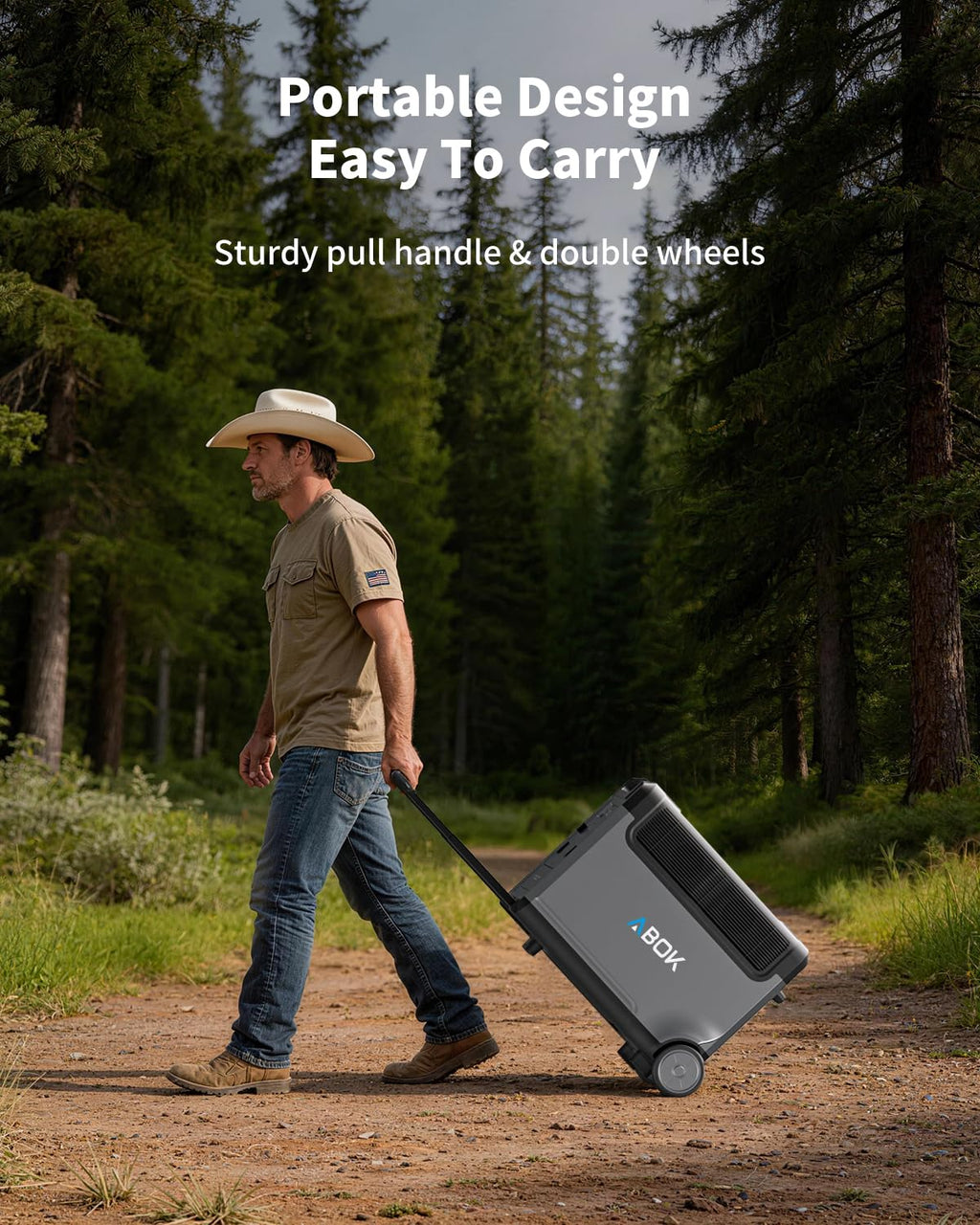 ABOK Ark3600 Portable Power Station, 3840Wh LiFePO4 Battery, Expandable to 11520Wh, 3H Fast Charge, 15 Outlets, UPS 10ms, 3600W Solar Generator for Home Backup, Camping, RV, Emergencies