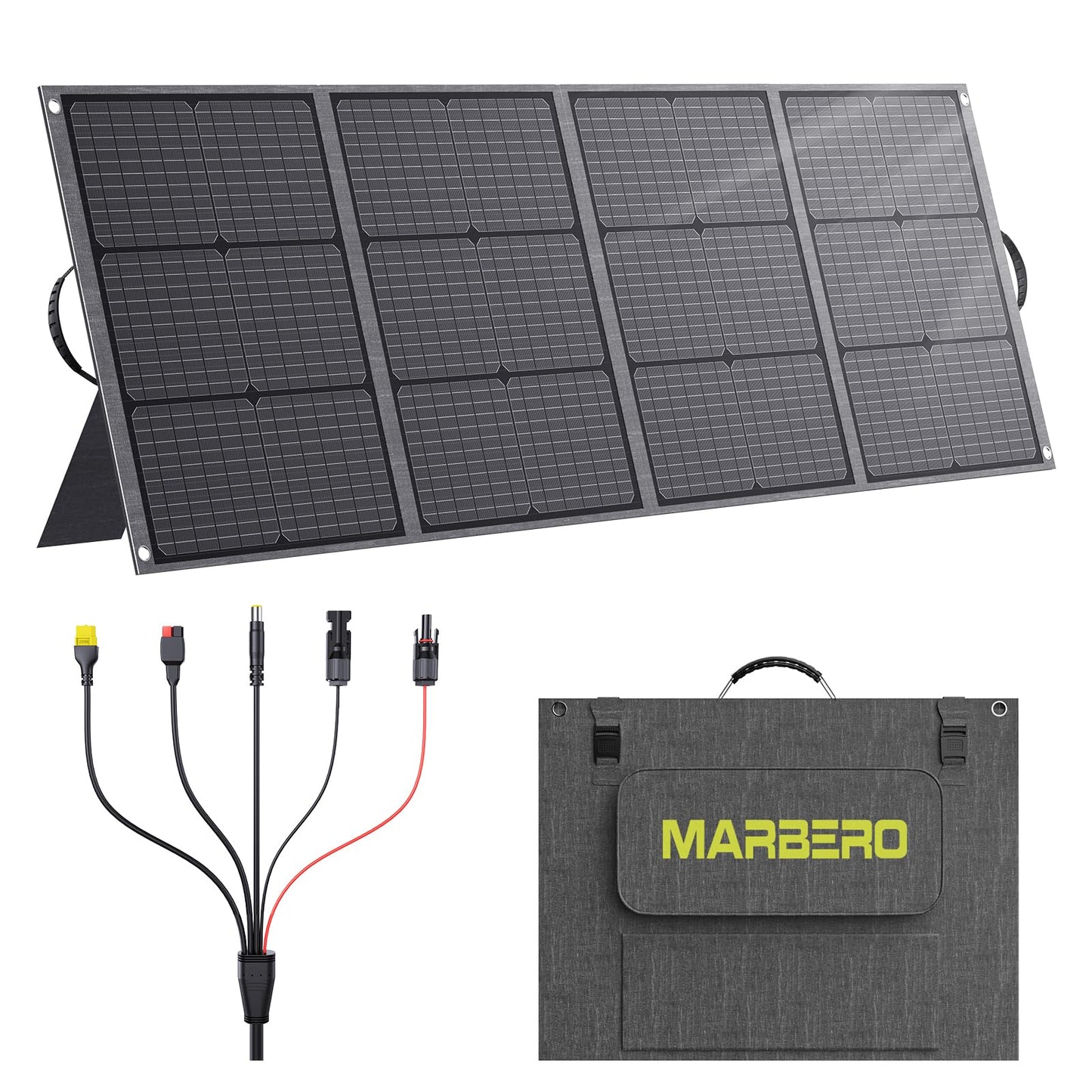 Foldable Portable Solar Panel Fan Kit