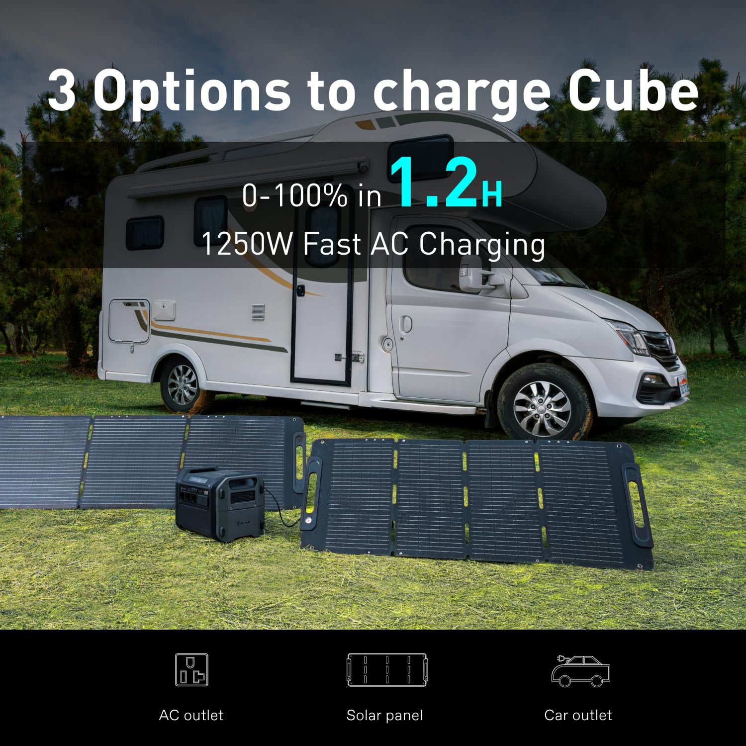Cube & Lumina LiFePO4 Power Station