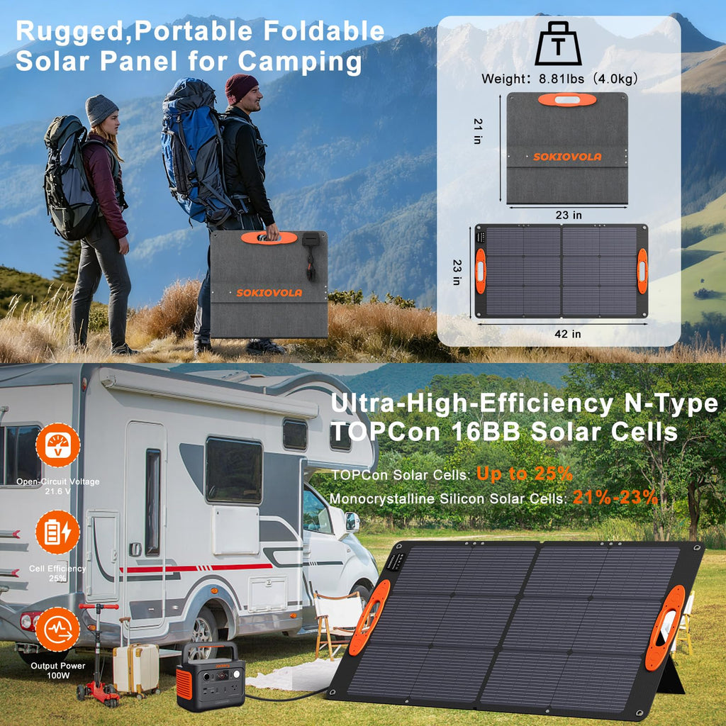 Portable Foldable Solar Panel Charger