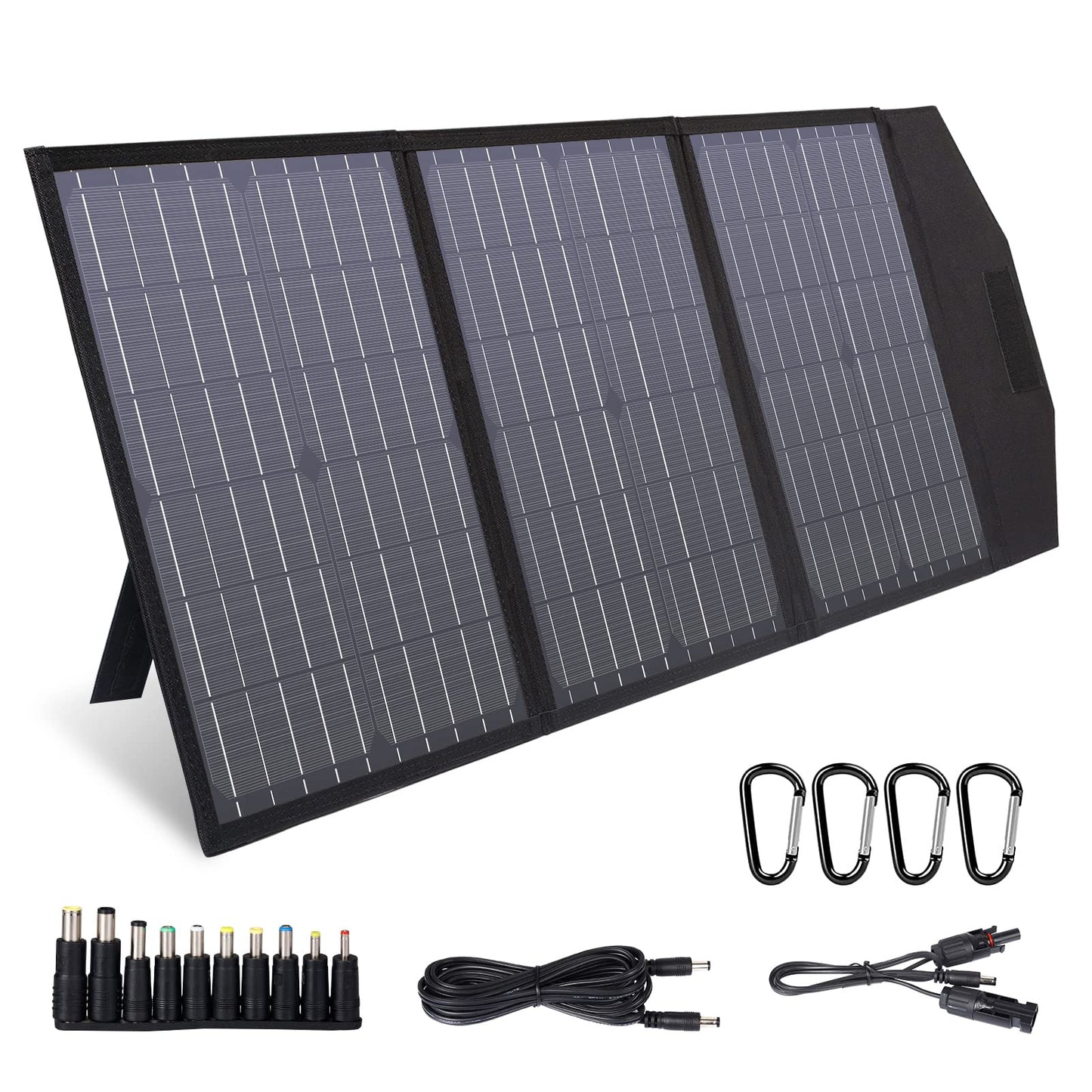 Foldable Portable Solar Panel Fan Kit