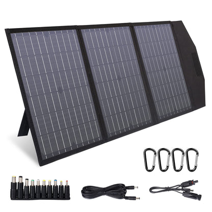 Foldable Portable Solar Panel Fan Kit