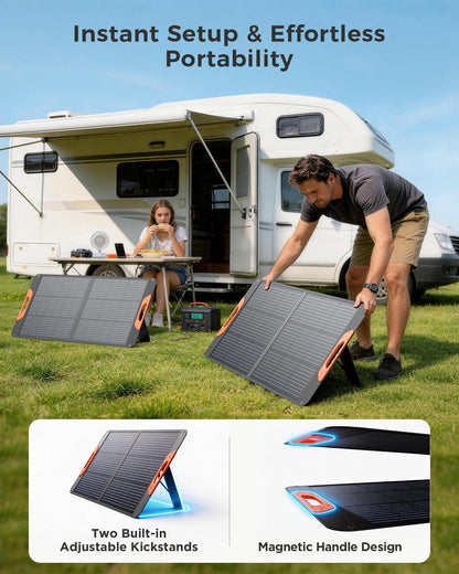 ZOUPW Portable Foldable Solar Panel Charger