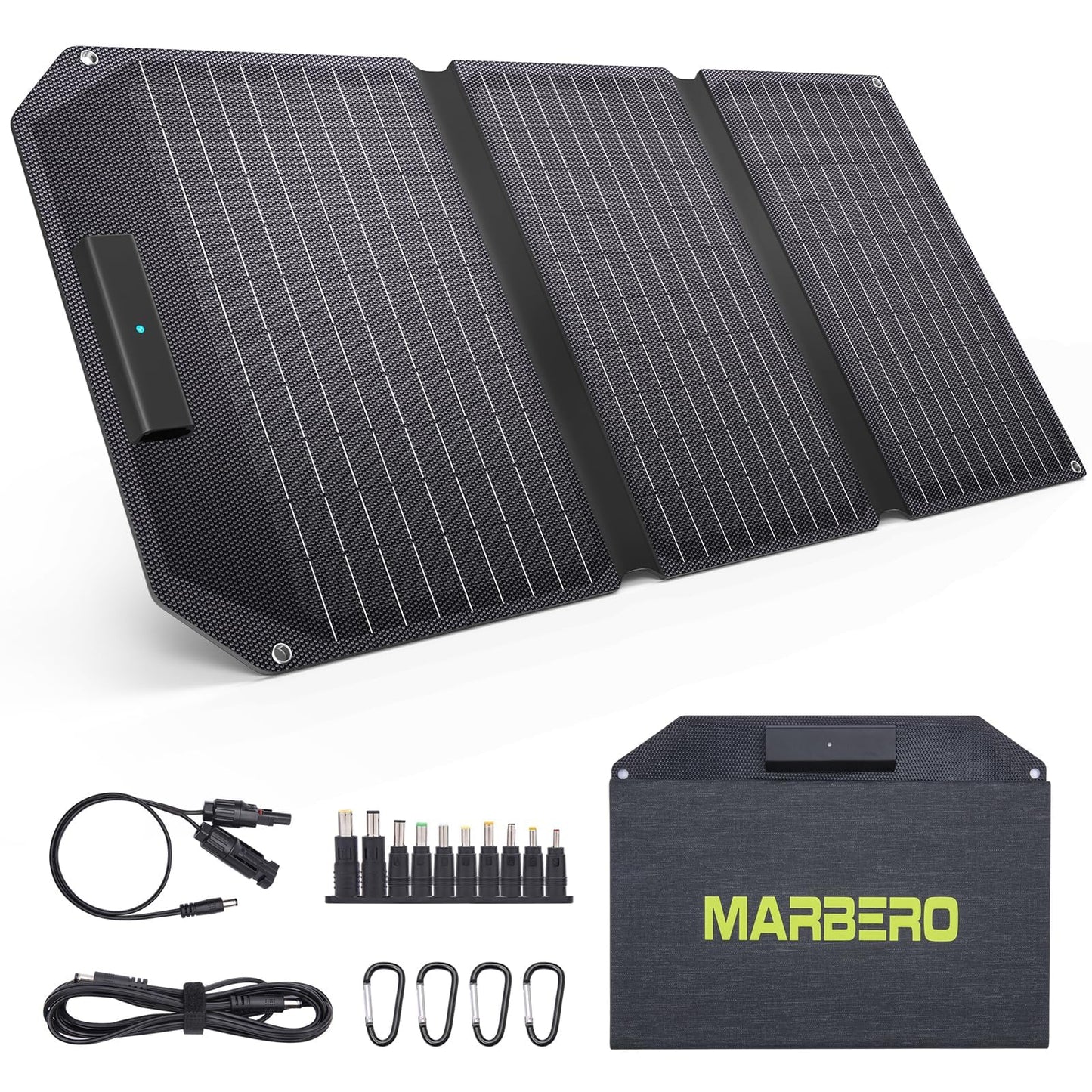 Foldable Portable Solar Panel Fan Kit