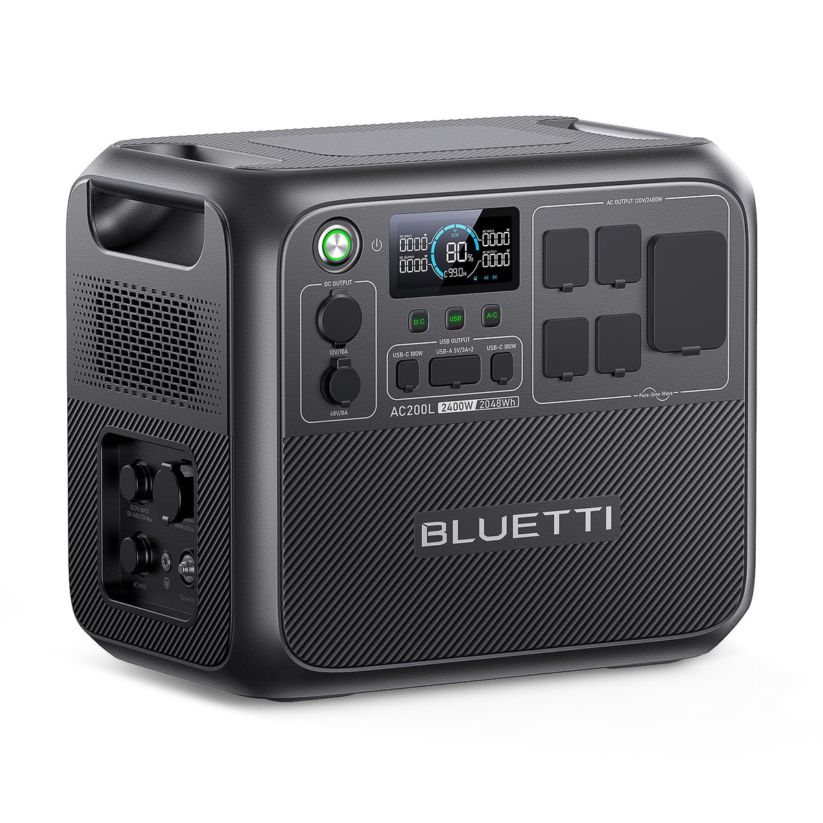 AC200L 2048Wh 2400W LiFePO4 Power Station