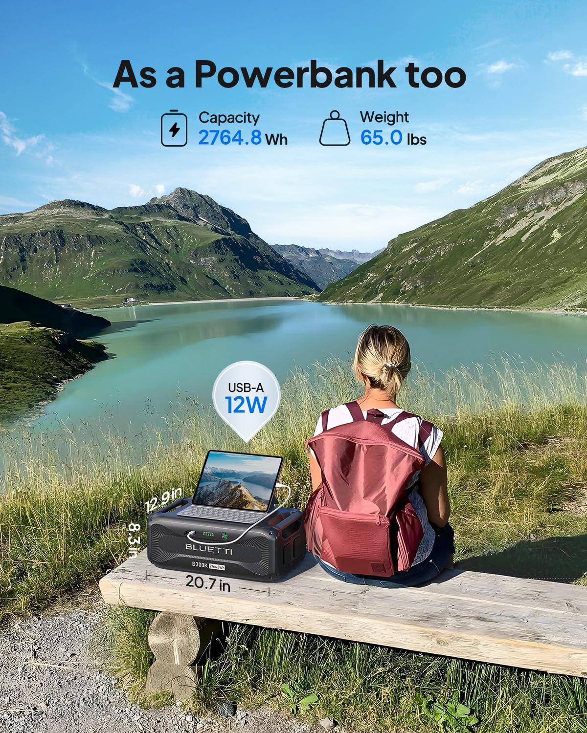 B300K 2764Wh LiFePO4 Expansion Battery