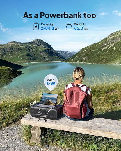 B300K 2764Wh LiFePO4 Expansion Battery