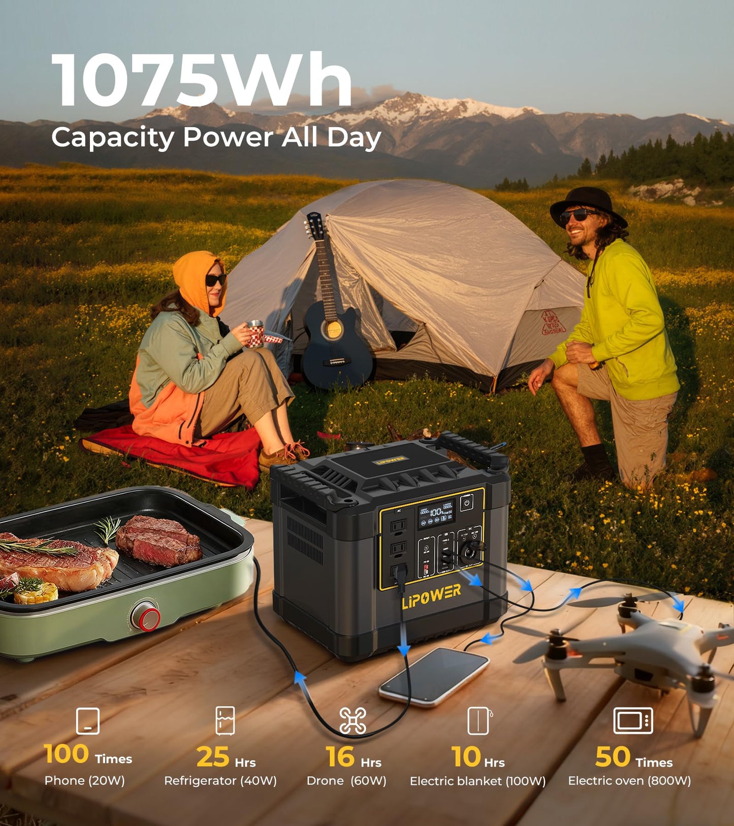 2150Wh 2400W Solar Generator Kit