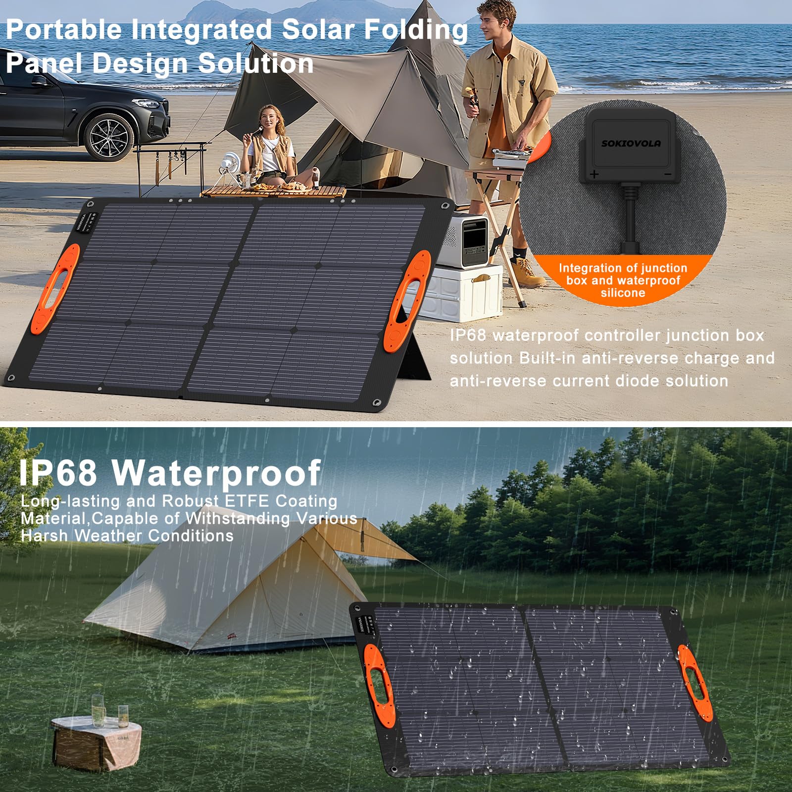 Portable Foldable Solar Panel Charger