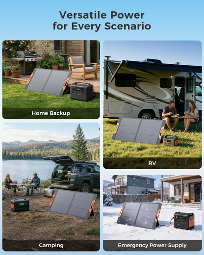 ZOUPW Portable Foldable Solar Panel Charger