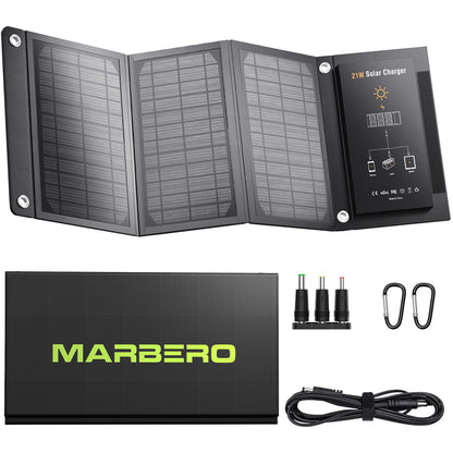 Foldable Portable Solar Panel Fan Kit