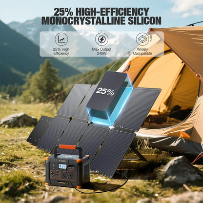 Portable Solar Panel for Power Station