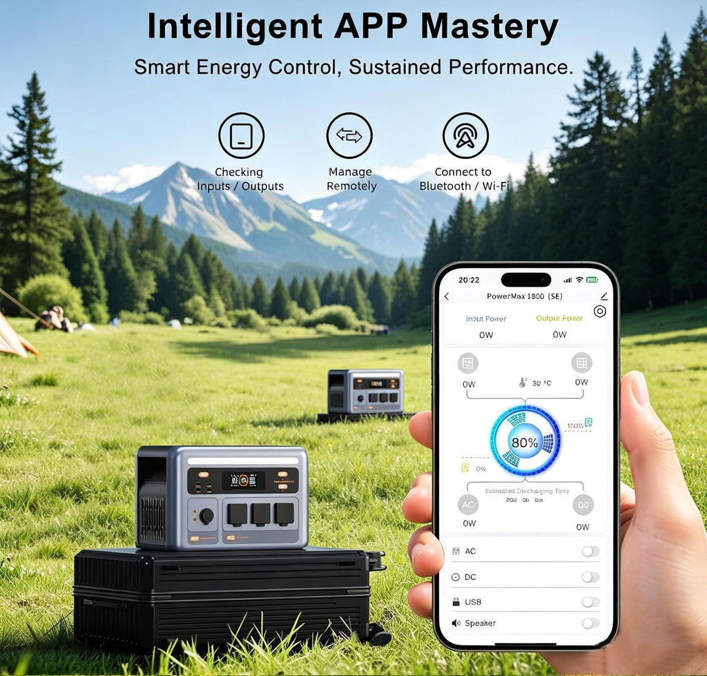 PowerMax 1800 SE 1800W App-Controlled Solar Generator