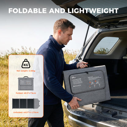 CTOLITY SPC Portable Solar Panel for Power Station