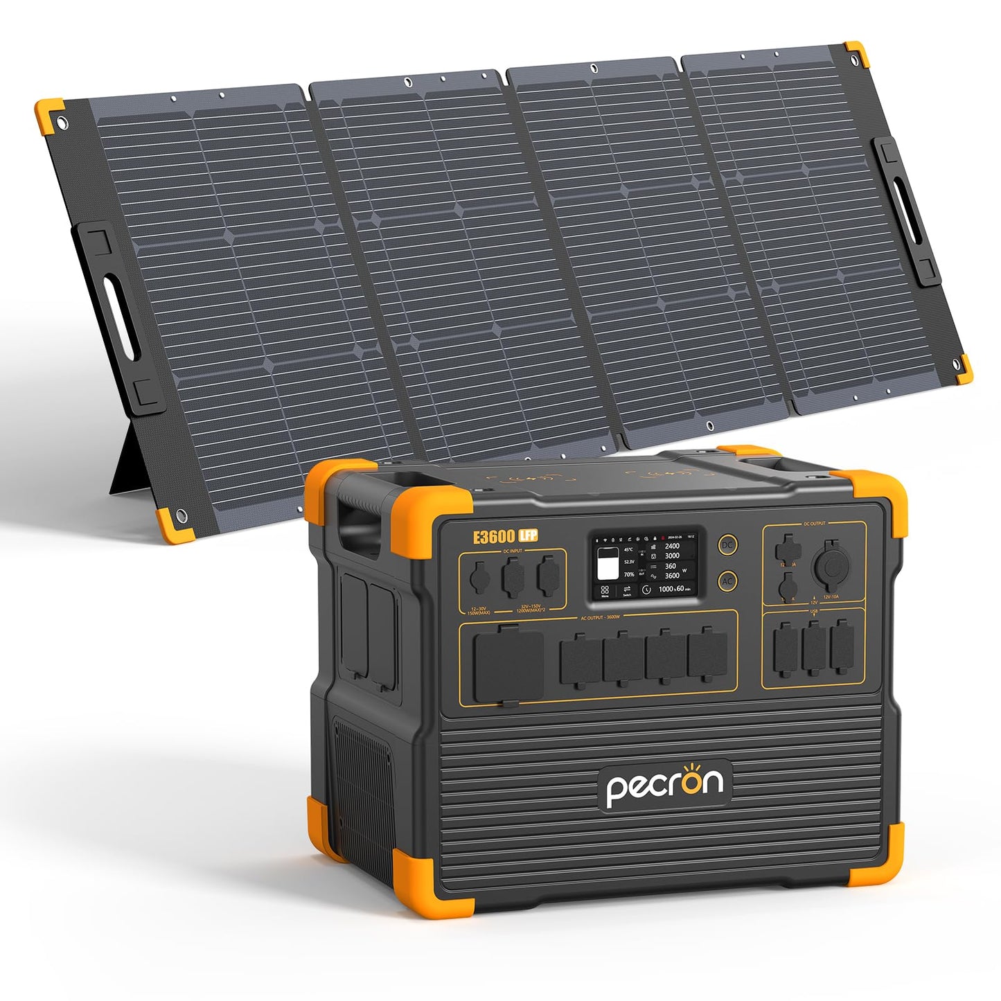E3600LFP 3072Wh 3600W LiFePO4 Power Station