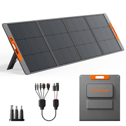 Portable Solar Panel for Power Station,High Efficiency ETFE Foldable Solar Panel Charger for Outdoor Camping, RV, Emergency Power Supply