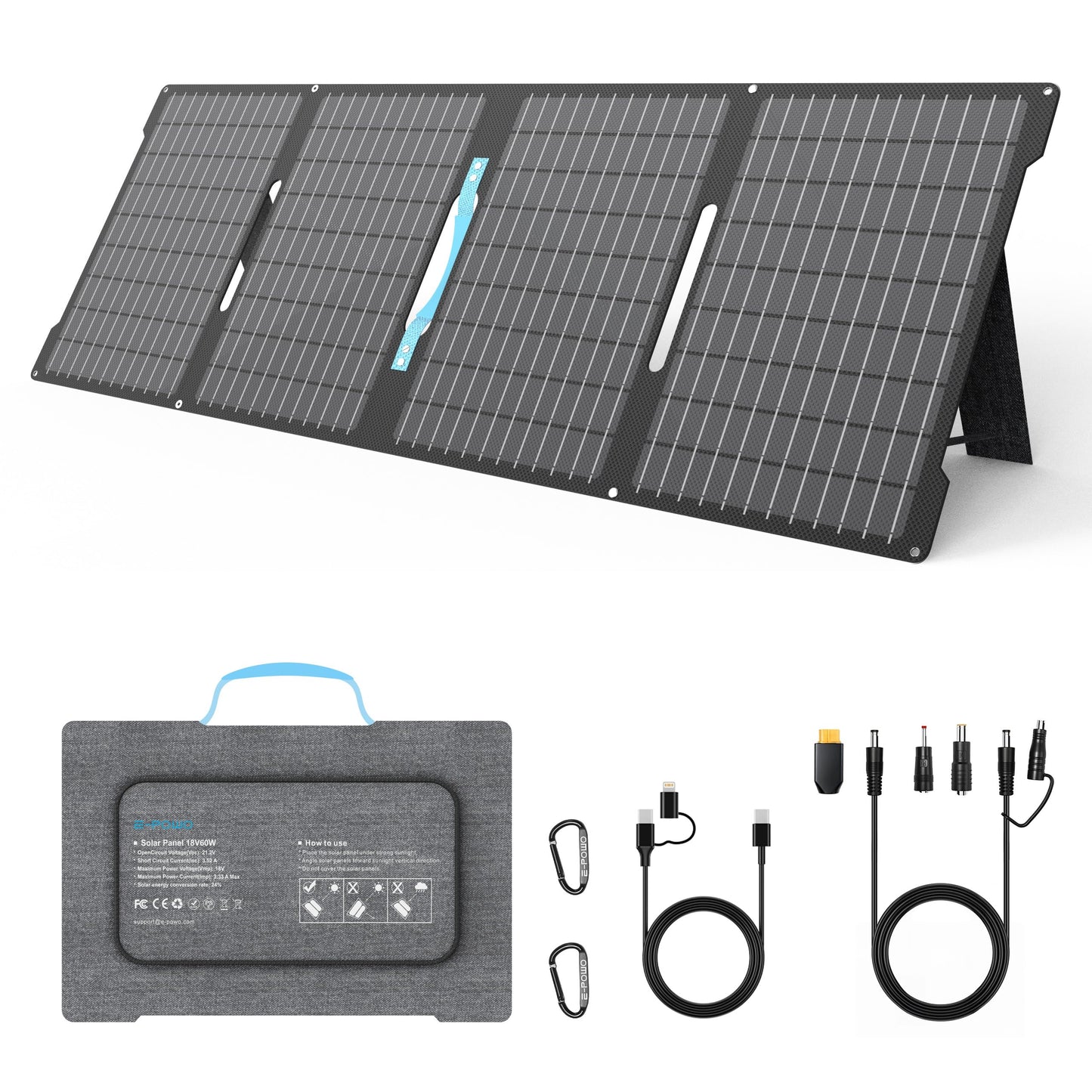 IP67 Foldable Portable Solar Panel Charger